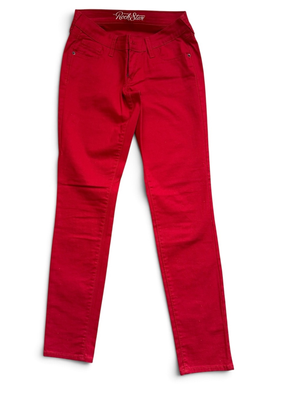 Old Navy Rock Star Red Skinny Jeans